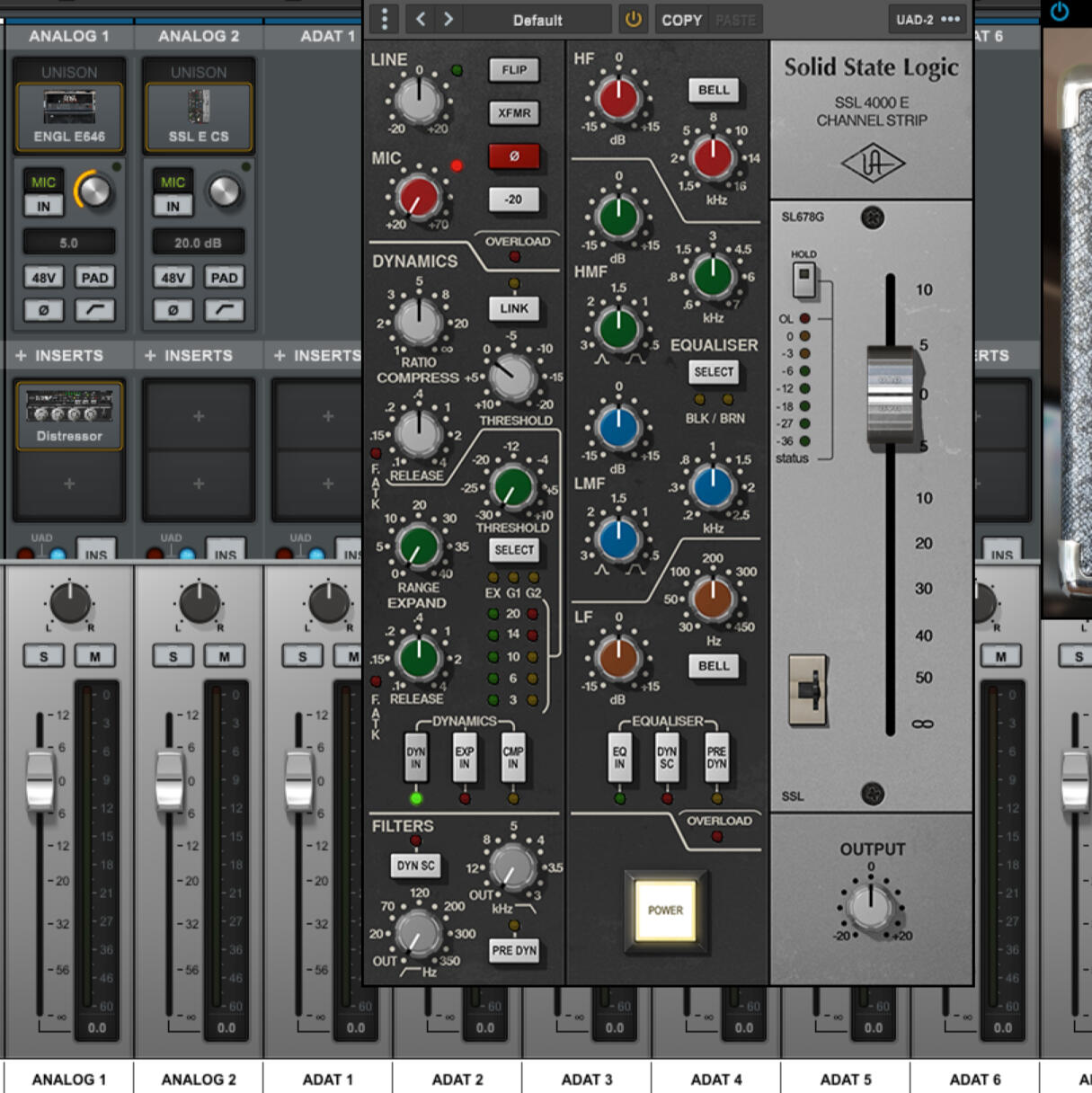 ==• Console UAD • Monitoring sans latence ==